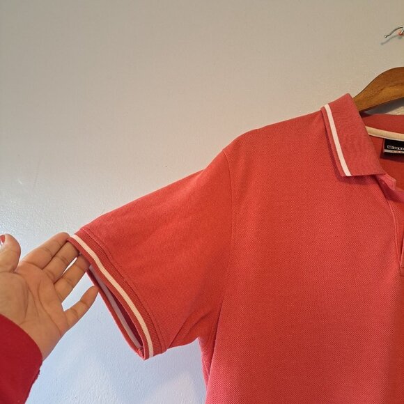 kAPPA Orange Mens Regular Fit Polo Casual Shirt Embroidered Logo Size Large - Picture 6 of 13